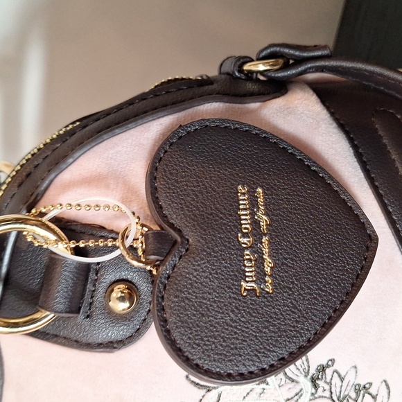 NWT Juicy Couture Pink Diamond Heritage Sachel Purse - Picture 5 of 11